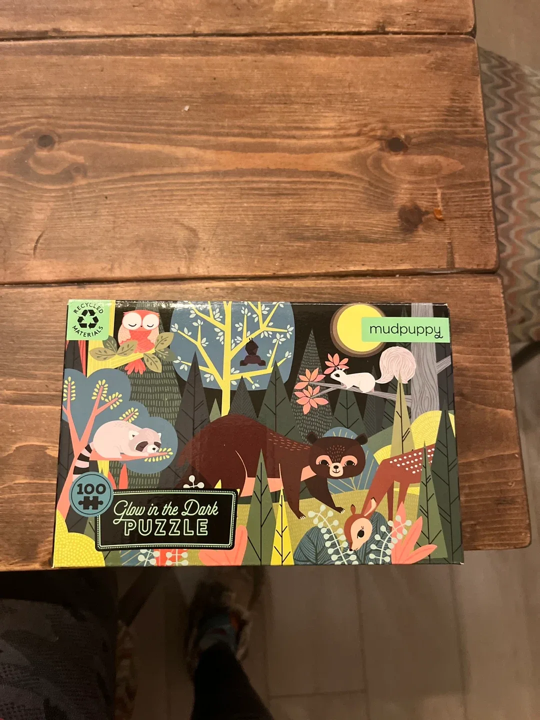 Mudpuppy Glow in the Dark Puzzle - 100 Pieces