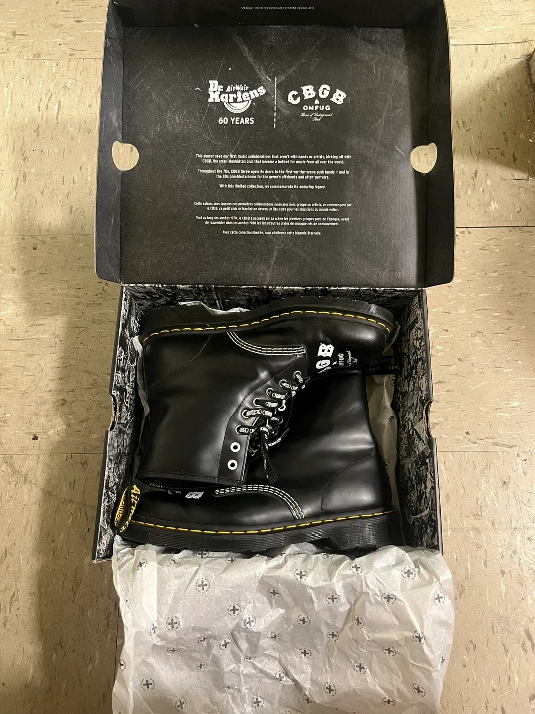 Dr. Martens x CBGB x OMFUG 1460 Size 10M 11W thumbnail