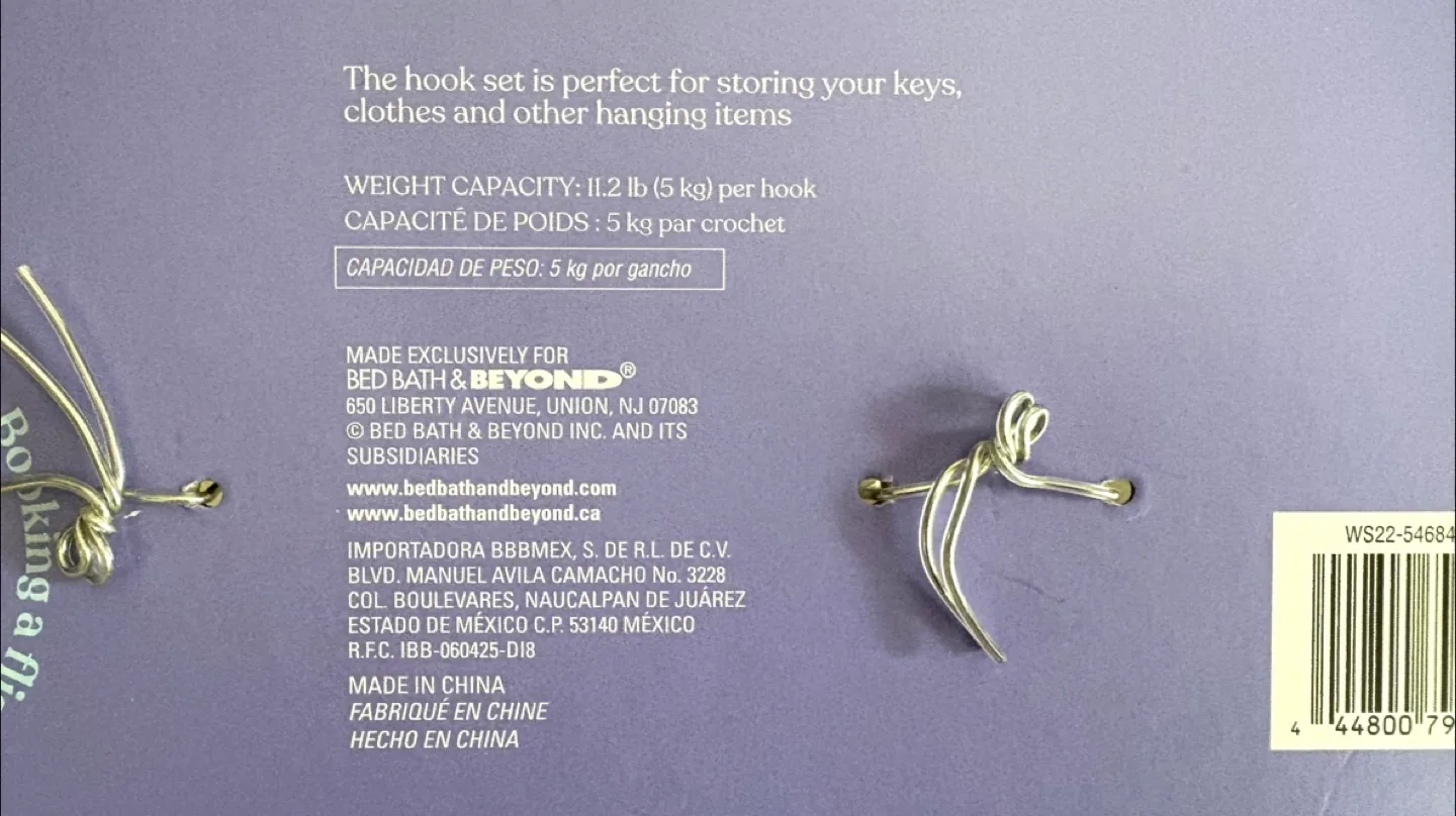 Wild Sage Decorative Hooks - Set of 3 image indicator(4)