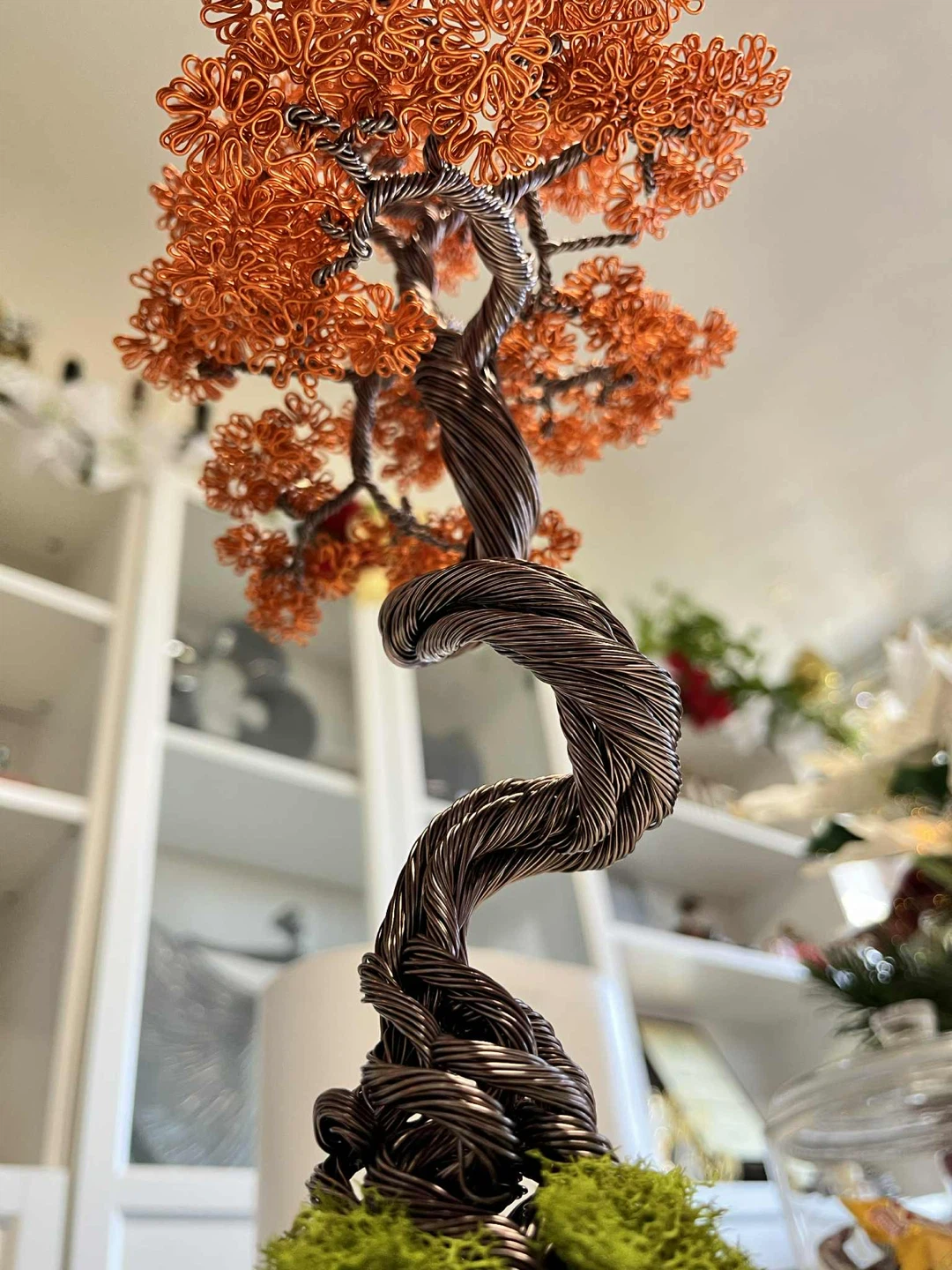 Handcrafted Aluminum Wire bonsai tree - photo 4