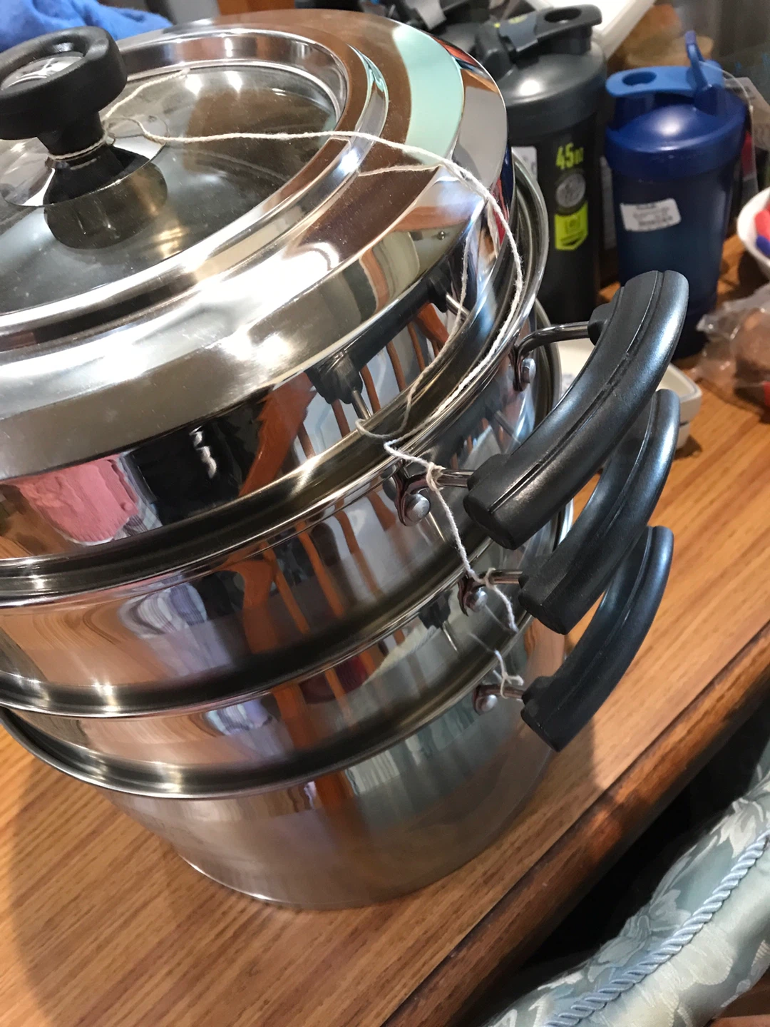 Stainless Steel 3-Tier Steamer Pot - photo 2