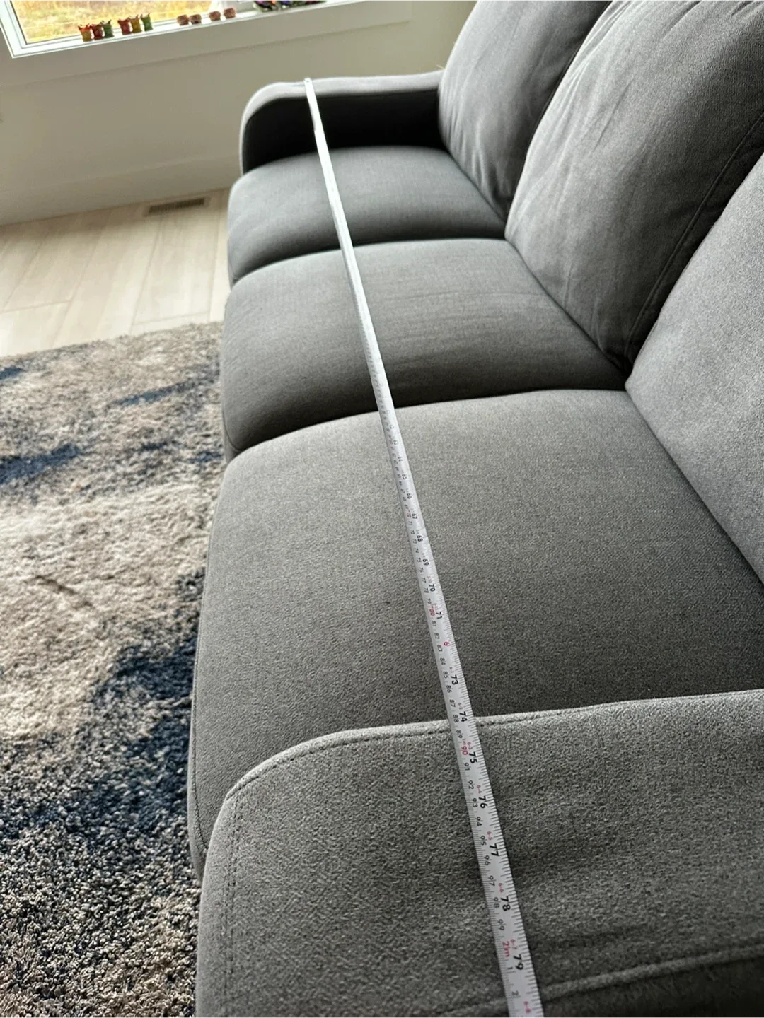 The Brick Grey Sofa - 80 inches wide image indicator(2)