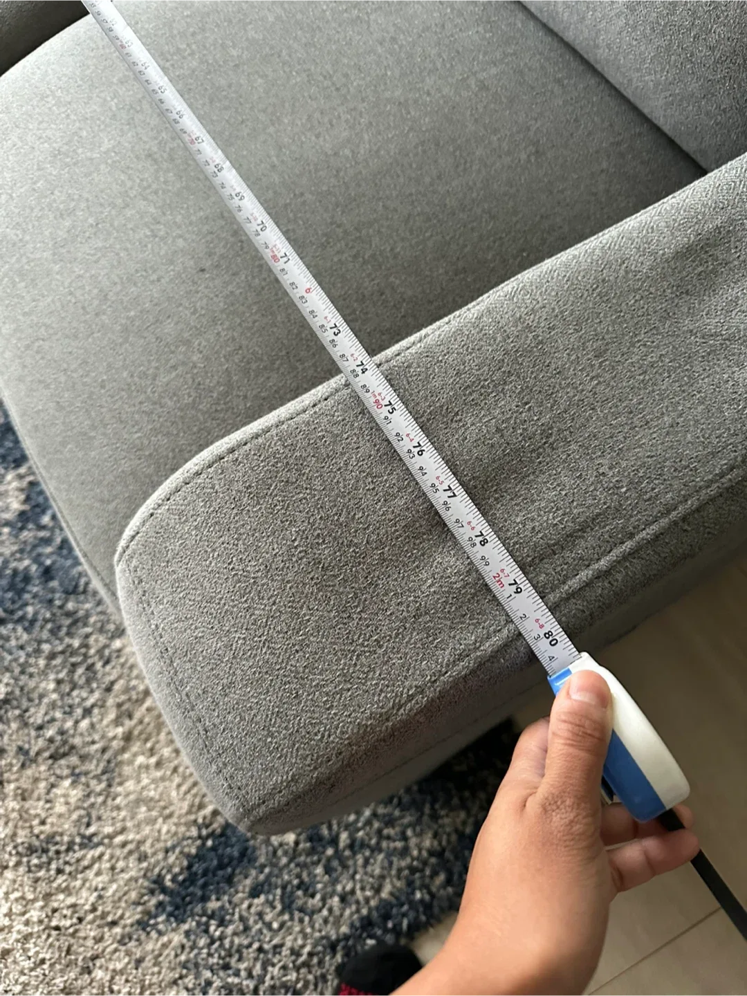 The Brick Grey Sofa - 80 inches wide image indicator(3)