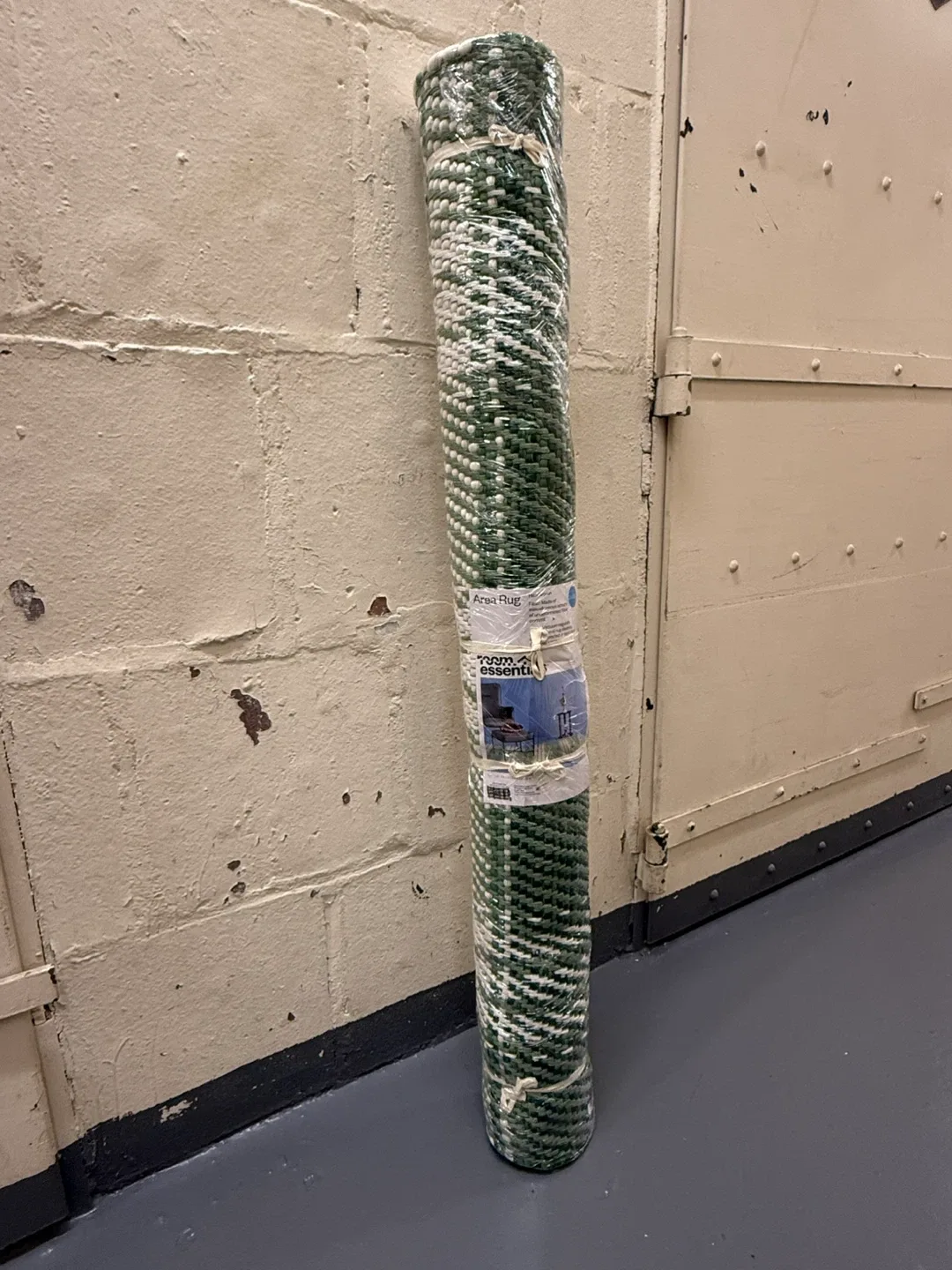 Room Essentials Green Plaid Chindi Area Rug image indicator(2)