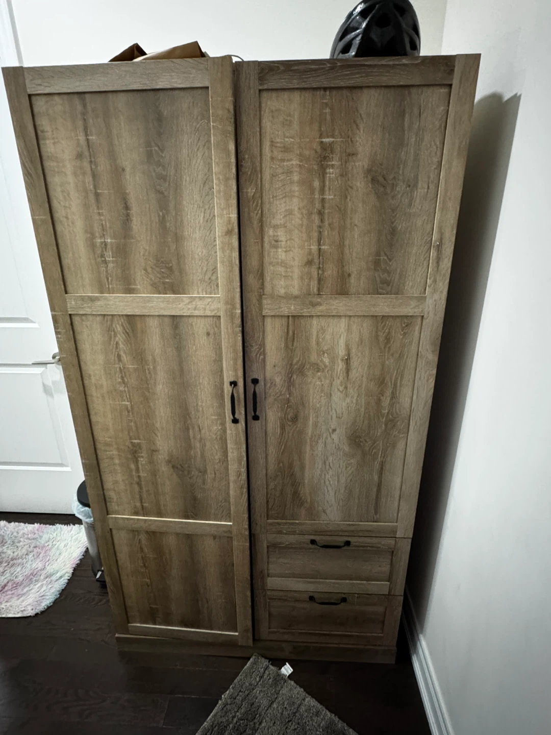 Wood Look Wardrobe