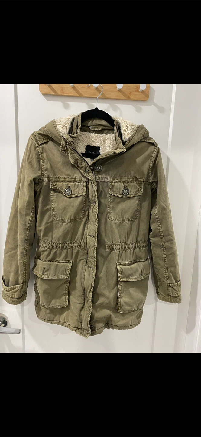 Talula Olive Green Parka - XXS