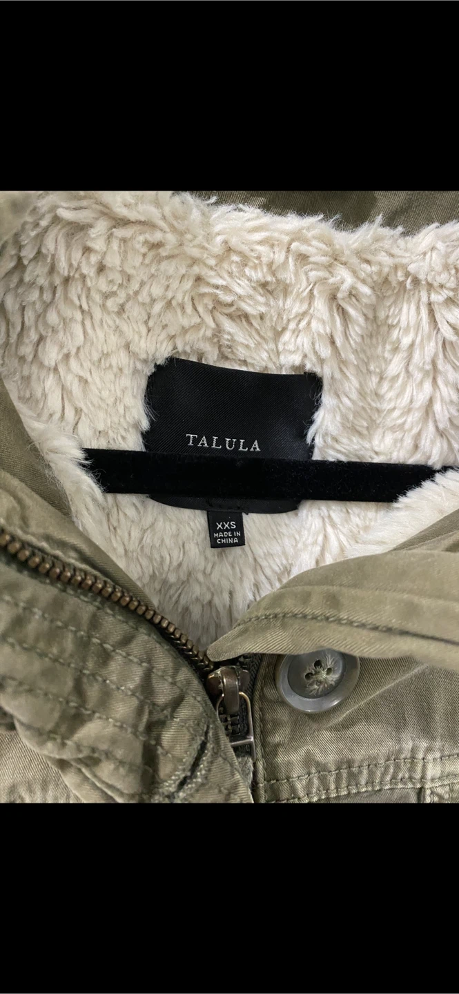 Talula Olive Green Parka - XXS - photo 3