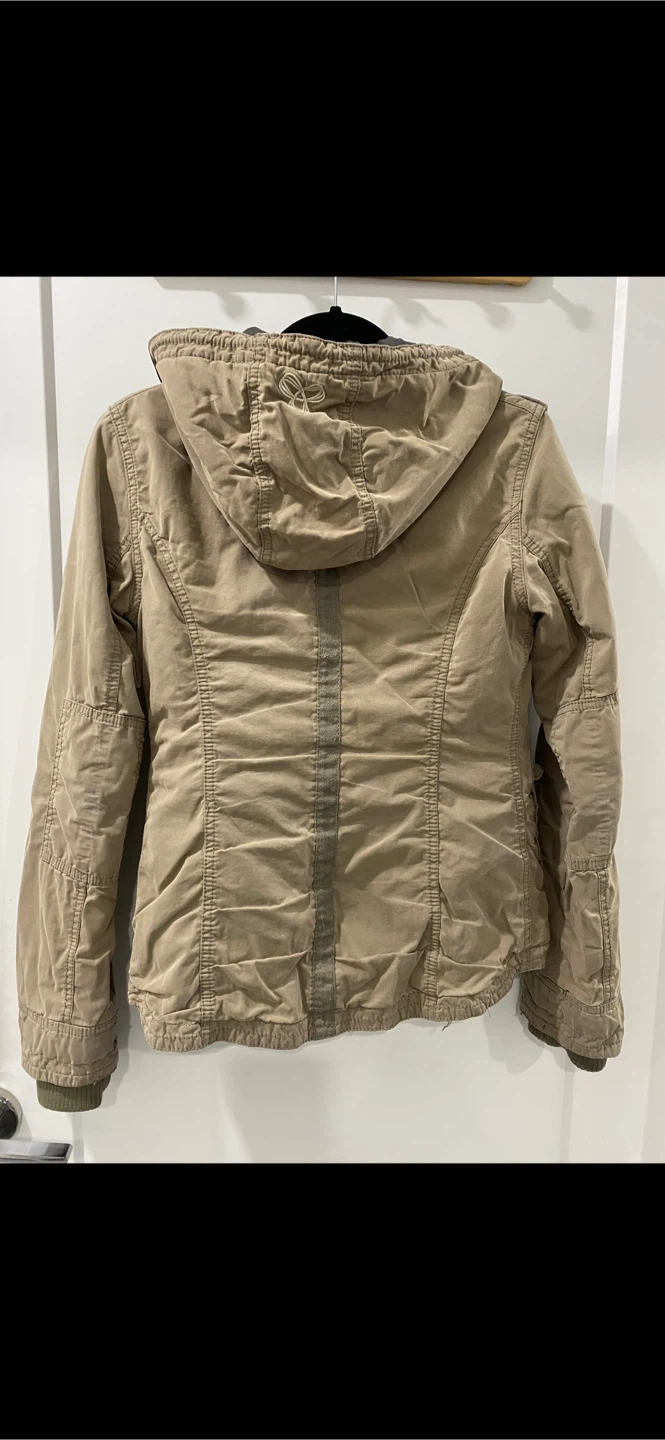 TNA Beige Hooded Jacket - photo 2