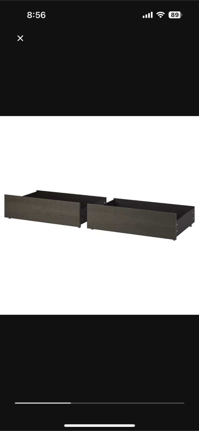 Complete King Set – MALM Bed, Mattress & Storage Drawers - photo 4