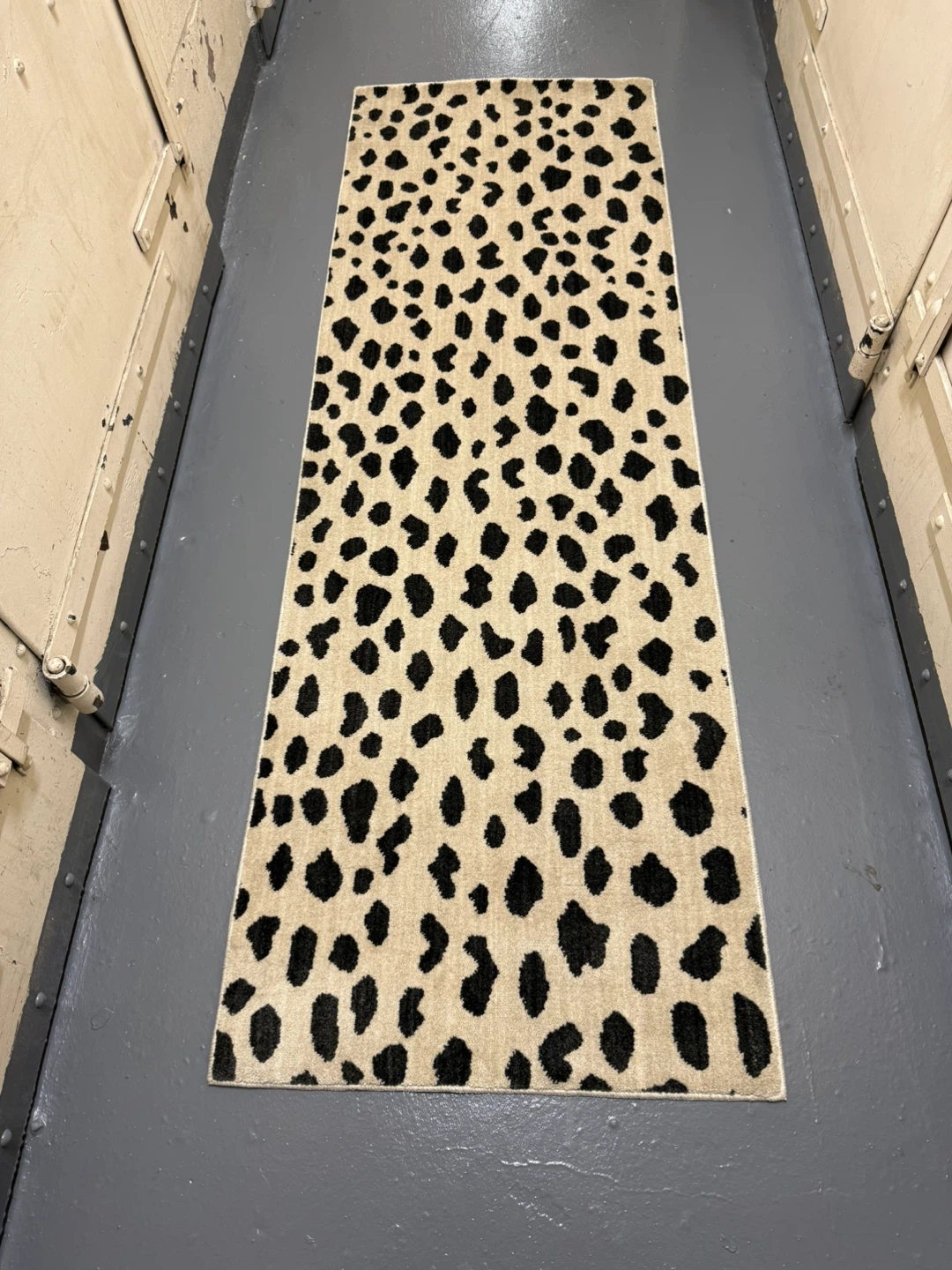 Leopard Print Runner Rug