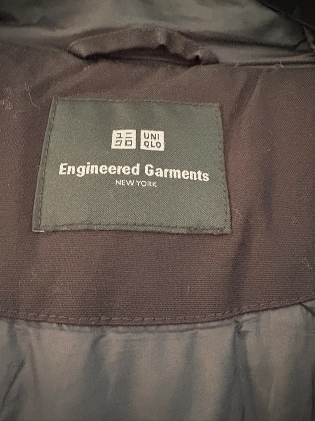 Uniqlo  Black Parka Size Large image indicator(4)