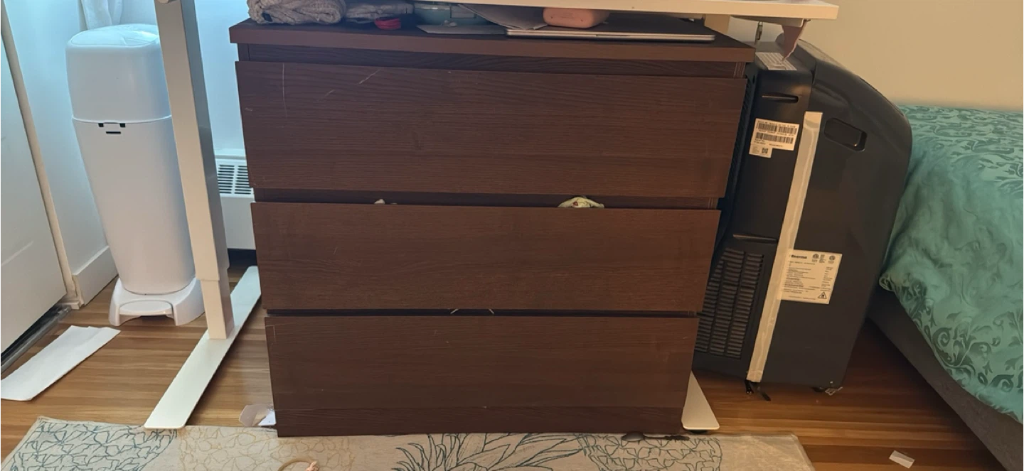 IKEA Hemnes 3-drawer chest - Brown - photo 2