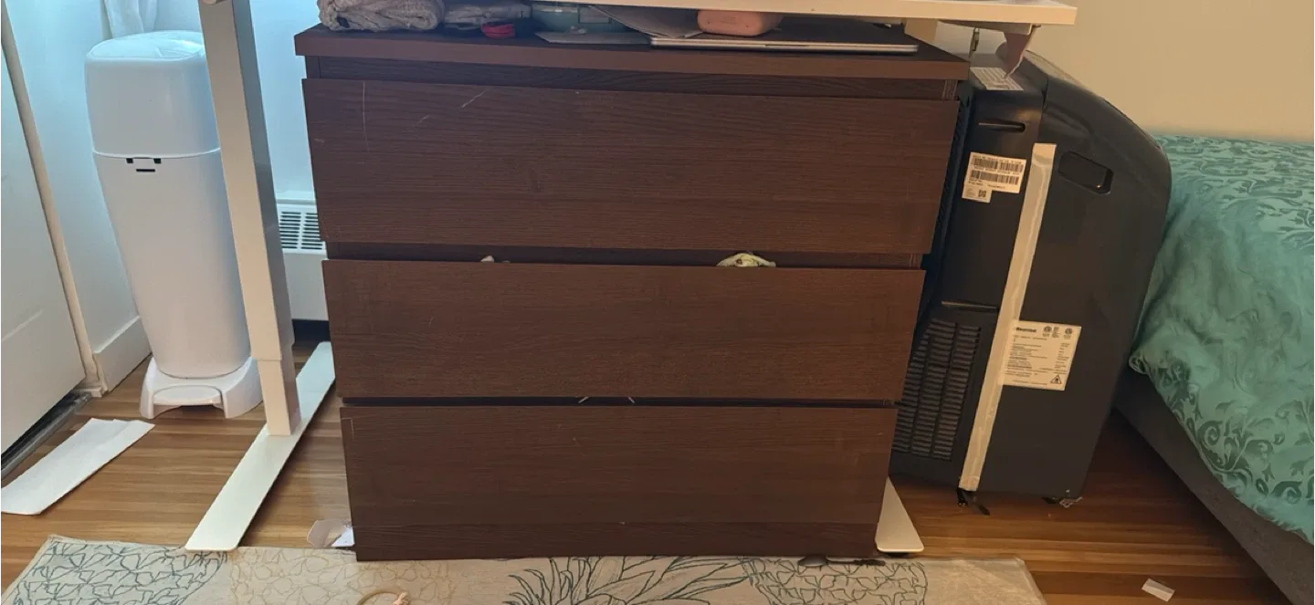 IKEA Hemnes 3-drawer chest - Brown image indicator(2)