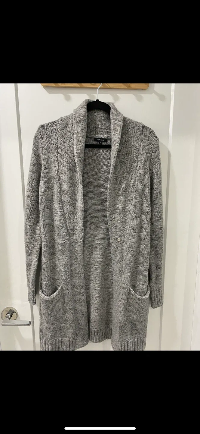RW&CO. Grey Cardigan - Size S/P