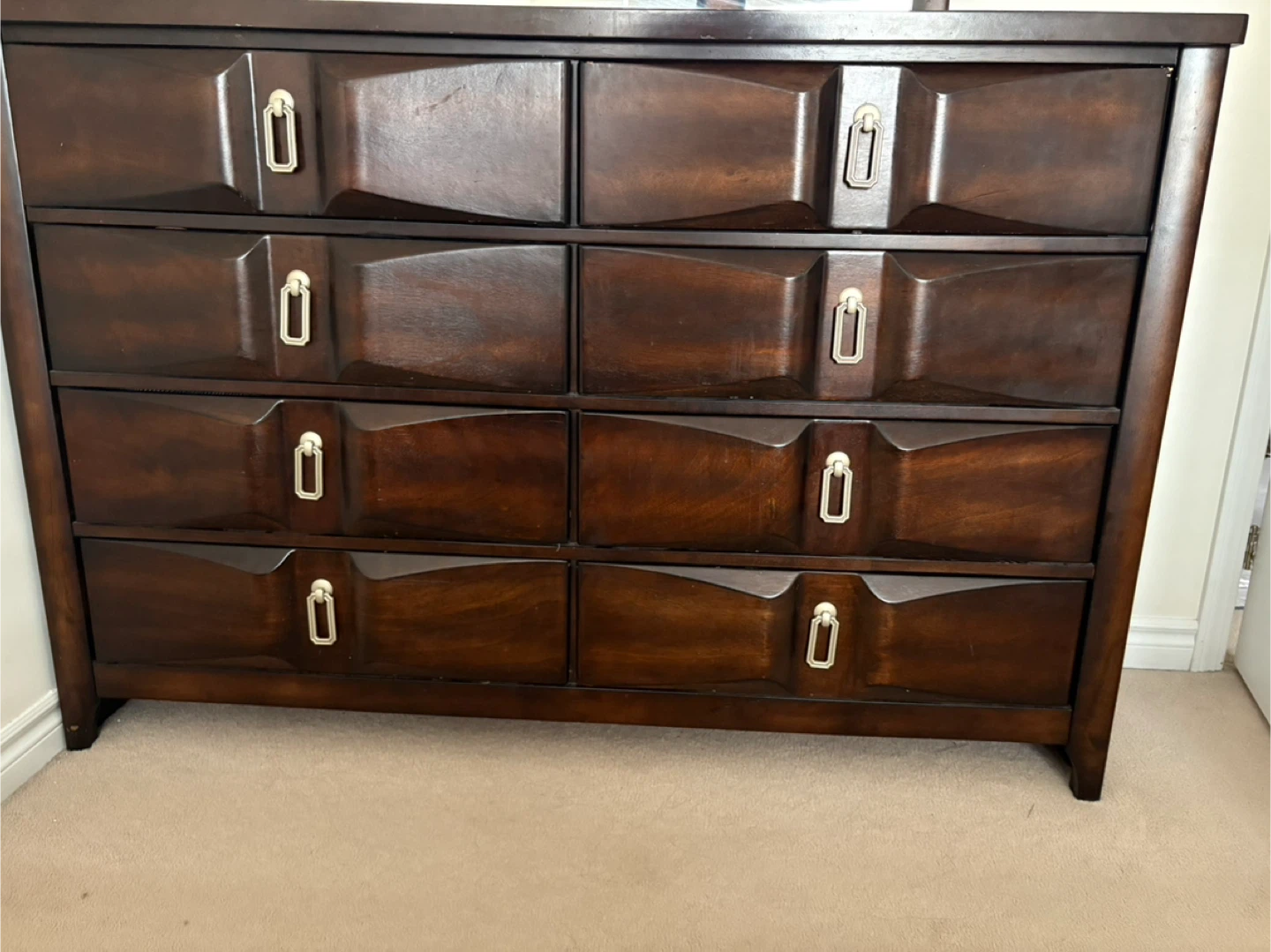 Bedroom Set - Headboard, Dresser, Nightstand, Mirror - photo 3