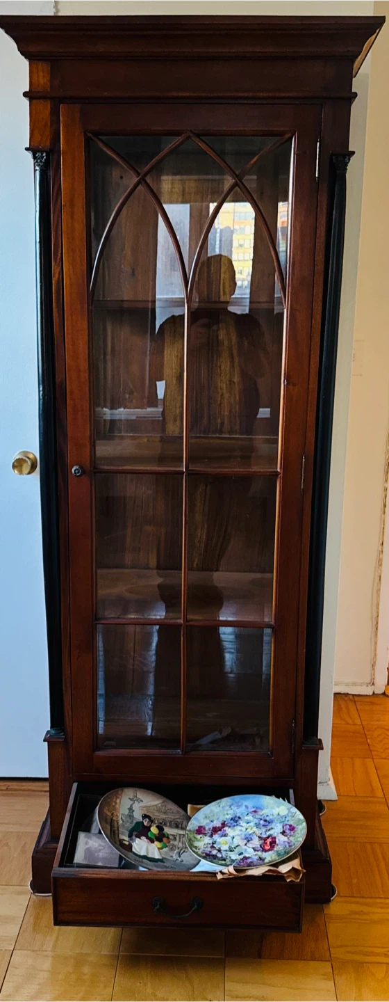 Display Cabinet with Glass Door
