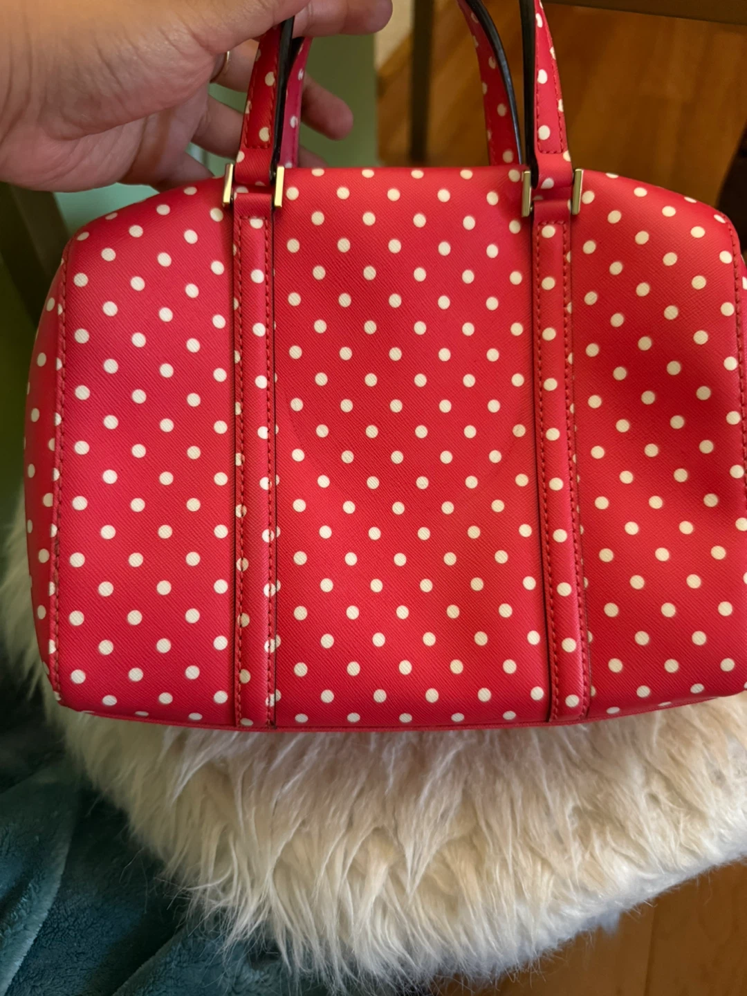 Kate Spade Red Polka Dot Satchel - photo 5