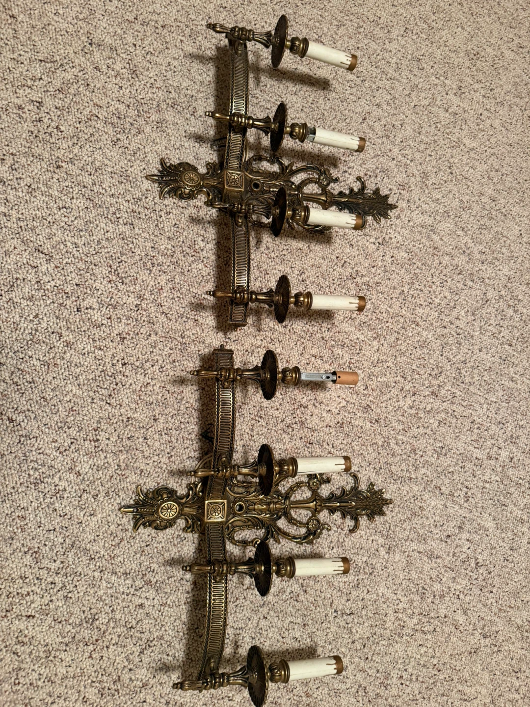 Vintage Brass Wall Sconce Lighting Fixture