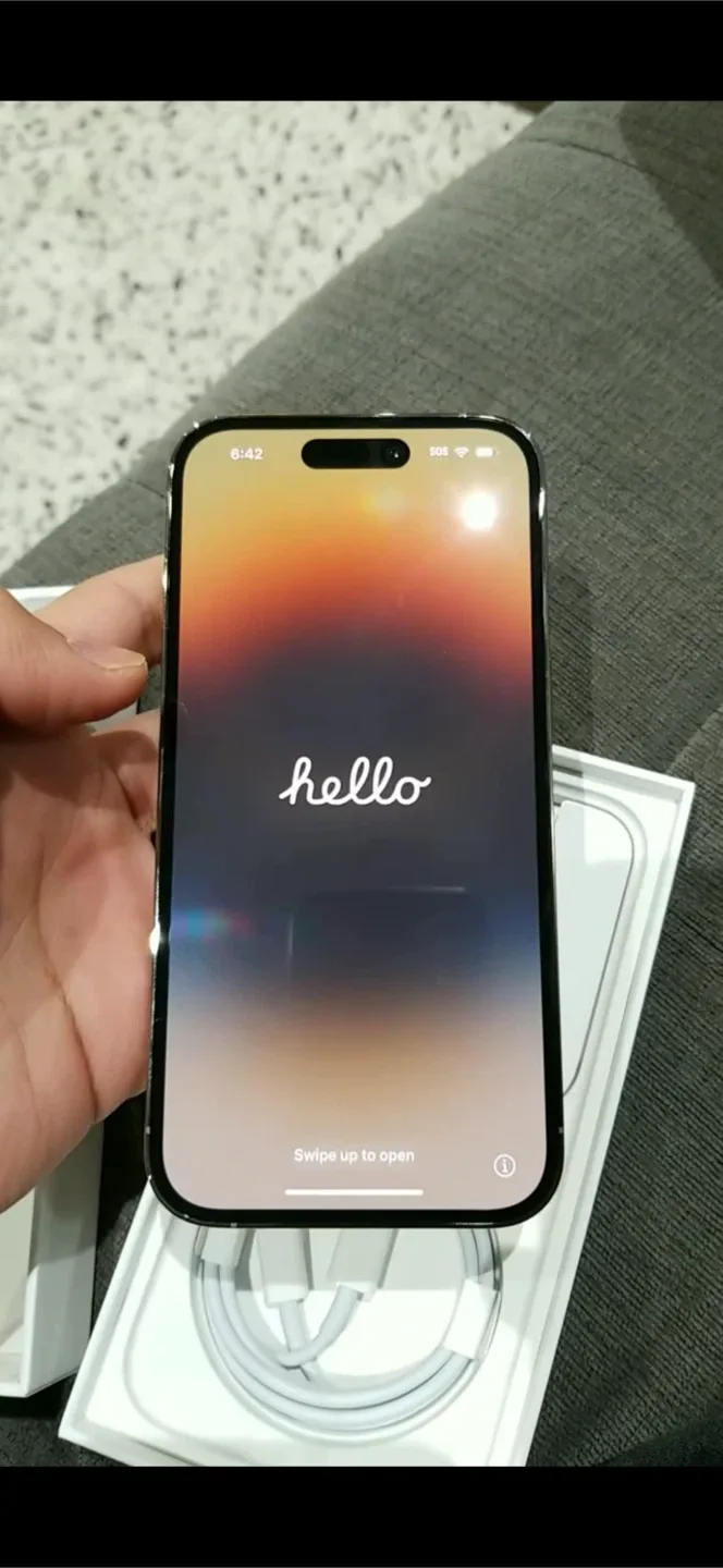 New Apple iPhone 14 Pro 128GB with Tons of brand new accessories image indicator(8)