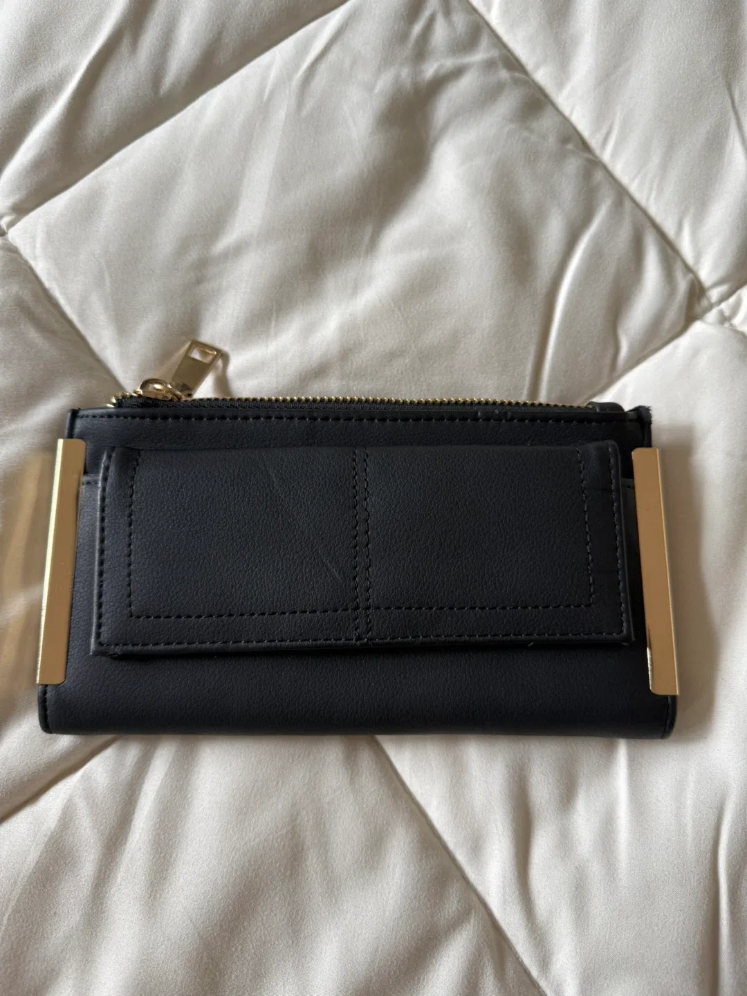 Black Double Zippered Wallet image indicator(2)