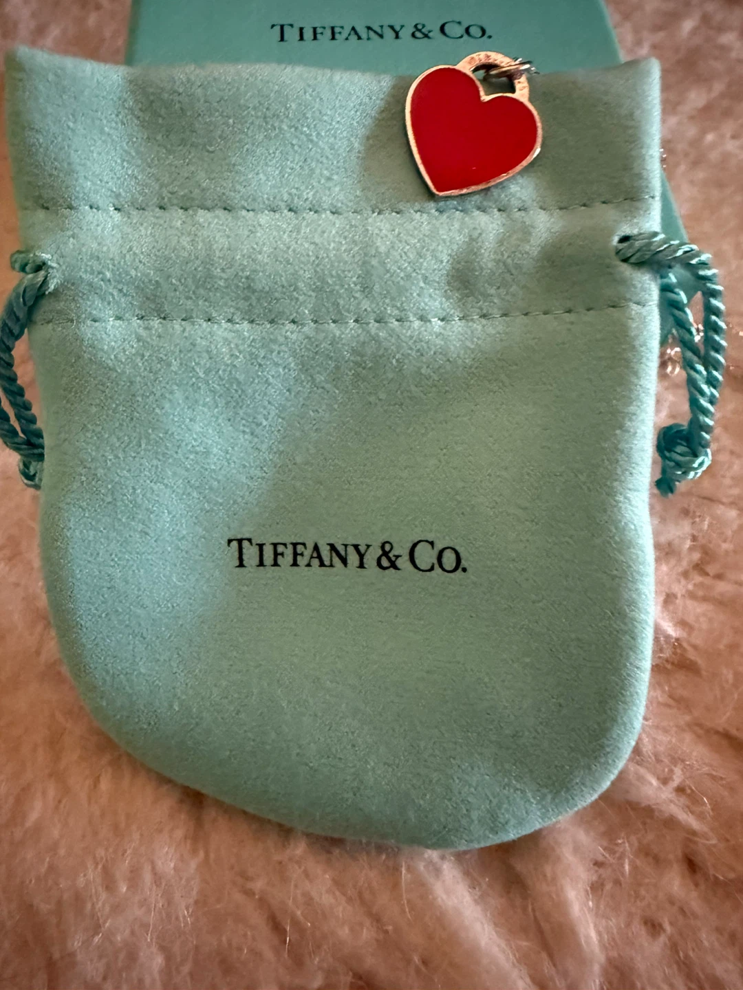 Tiffany & Co. Red Heart Pendant Necklace - photo 2