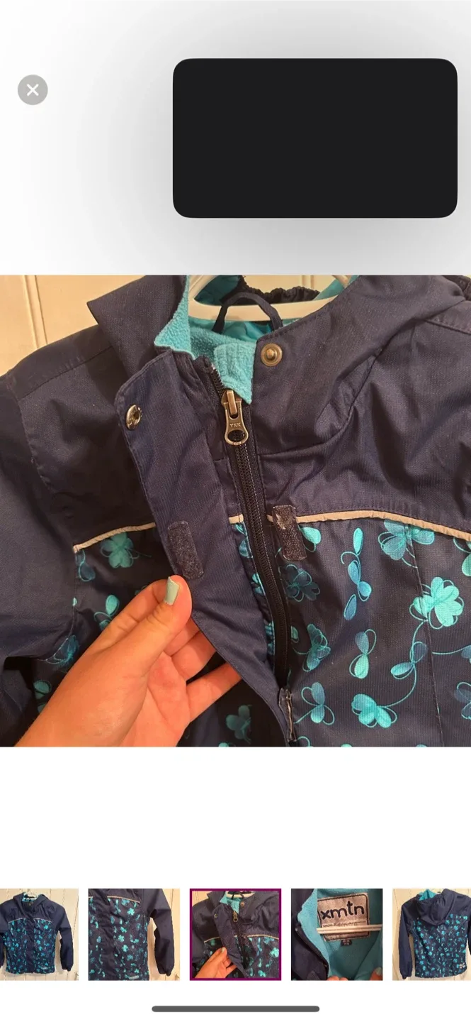 XMTN Girls' Jacket Size M (7/8) image indicator(3)