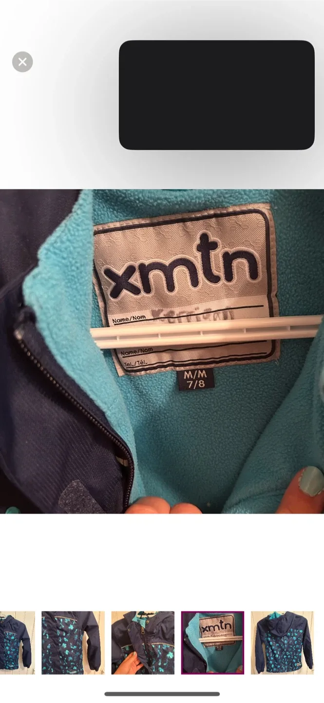 XMTN Girls' Jacket Size M (7/8) image indicator(4)