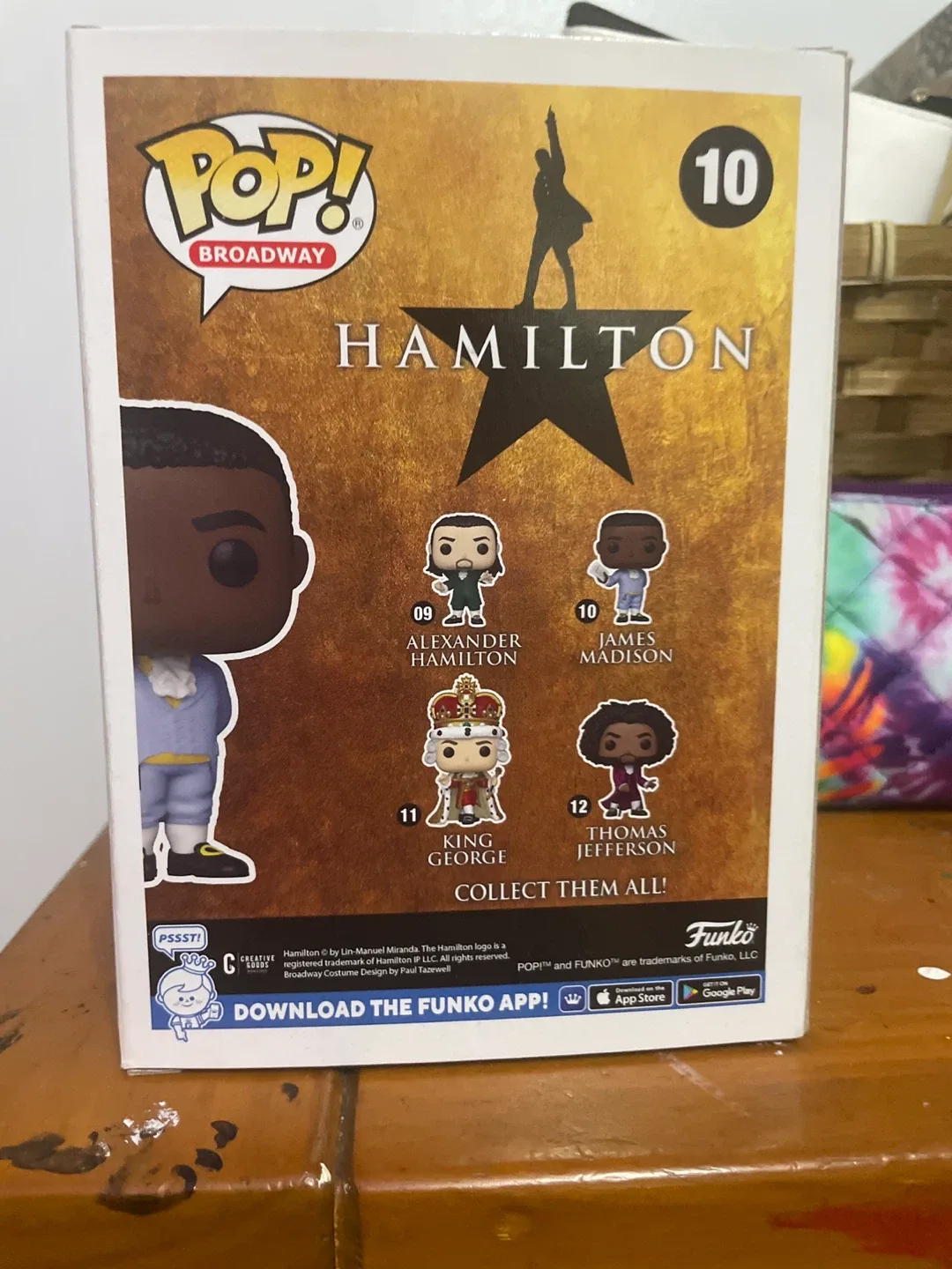 Funko POP! Broadway Hamilton - James Madison #10 image indicator(3)