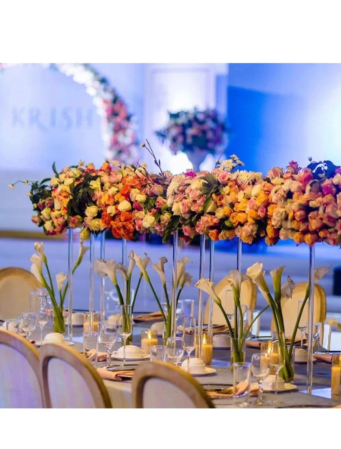 Acrylic Flower Stand Centerpiece 23.6 inch image indicator(2)