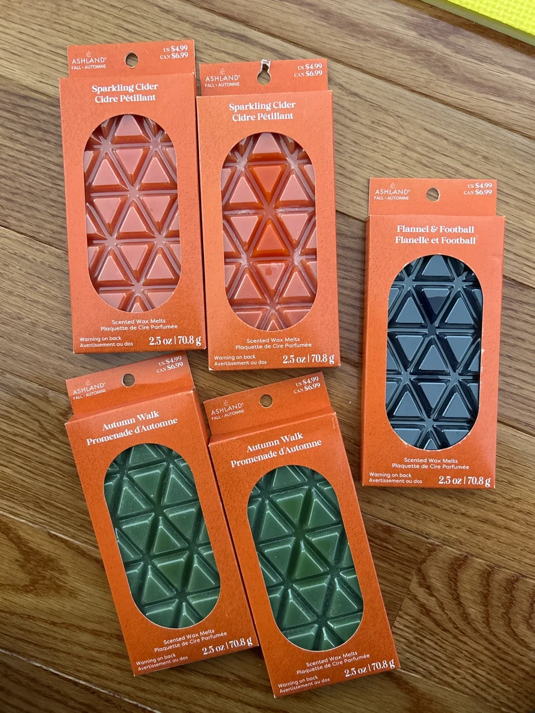 BNIB Fall Scented Wax Melts x5