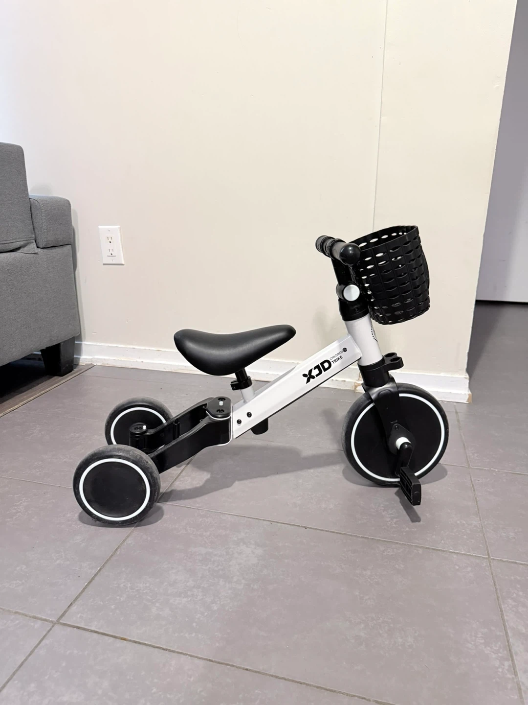 XJD 2-in-1 Kids Tricycle Balance Bike