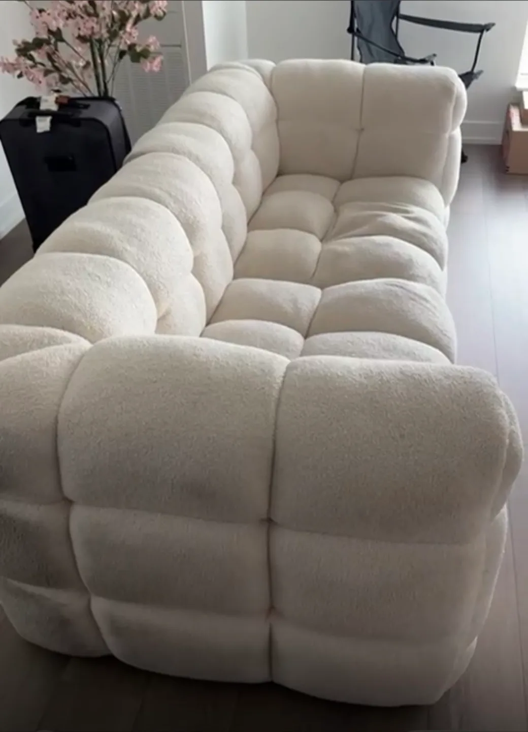 Boucle Modular Sectional Sofa - Cream image indicator(2)