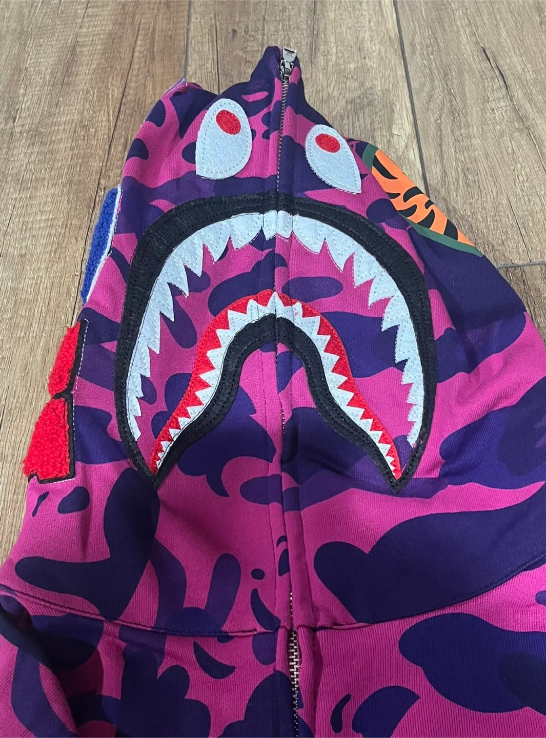 BAPE Shark Purple Hoodie - photo 4