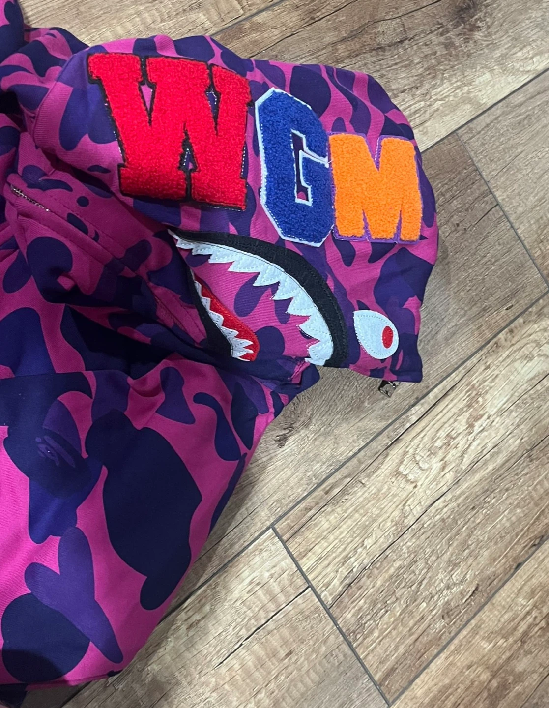 BAPE Shark Purple Hoodie - photo 5