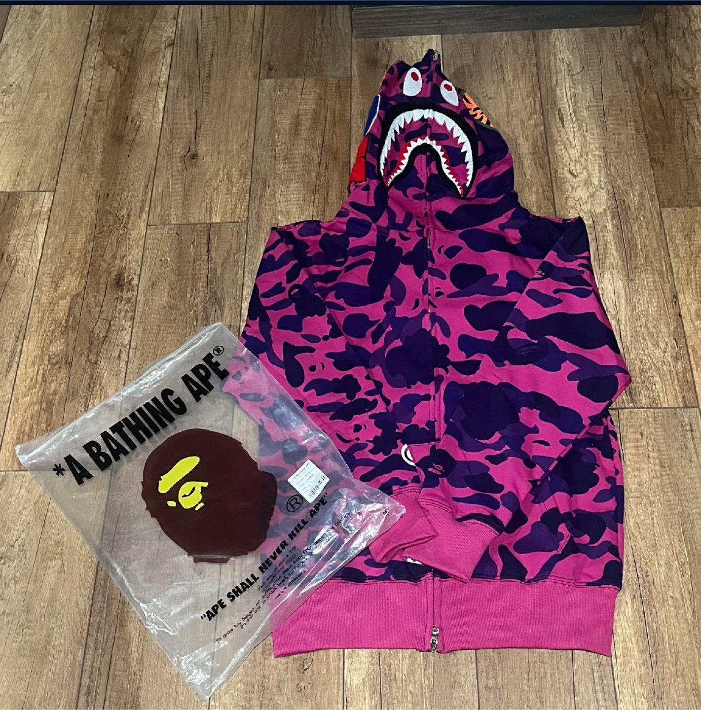 BAPE Shark Purple Hoodie