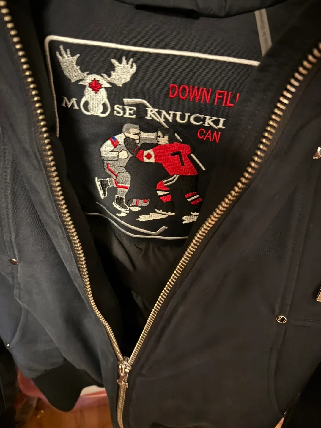 Moose Knuckles Bomber women  Jacket - Black S size image indicator(8)