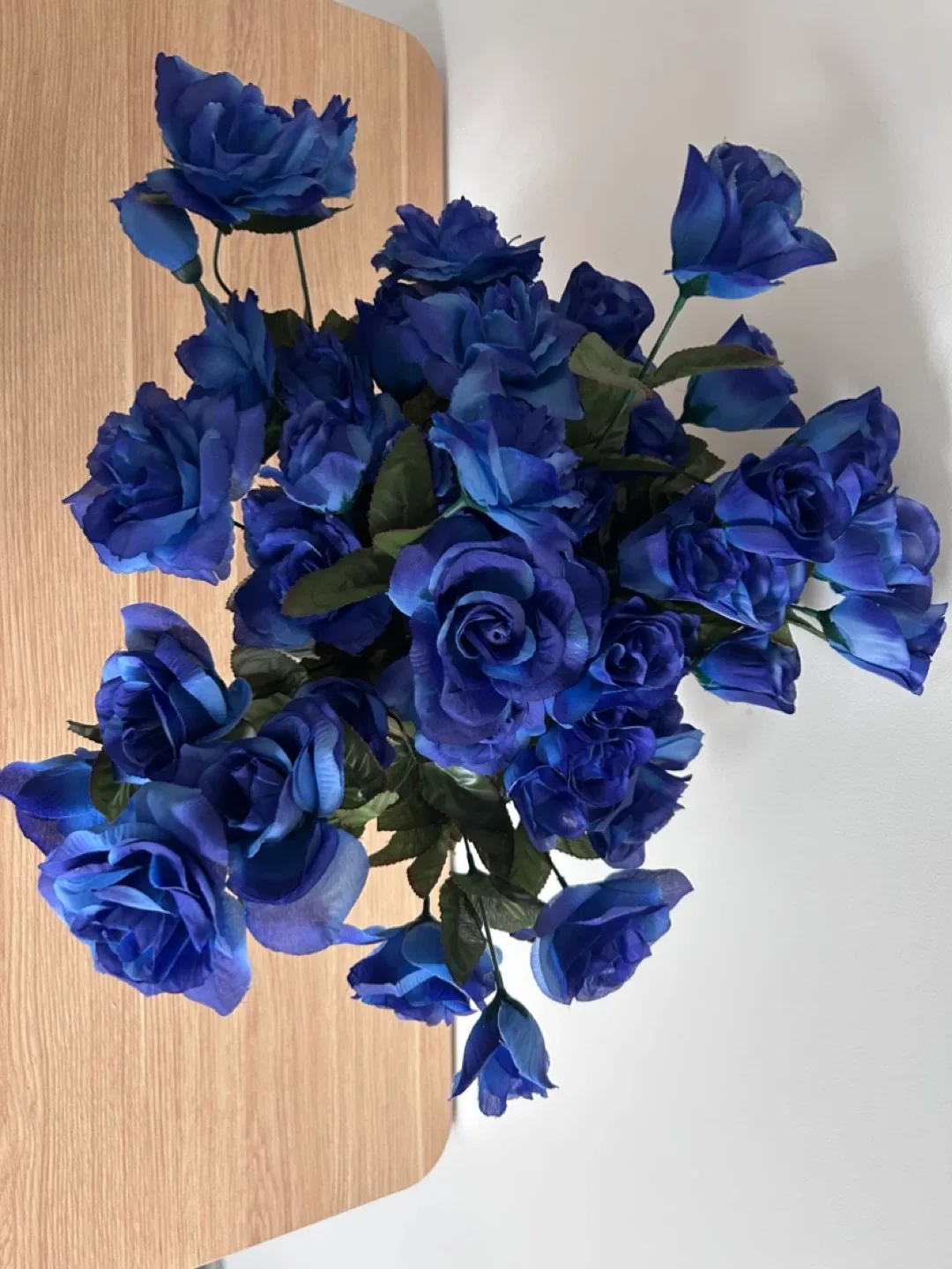 Blue Artificial Rose Bouquet image indicator(2)