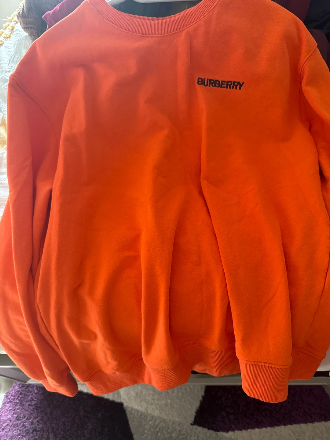 Burberry Orange Sweatshirt