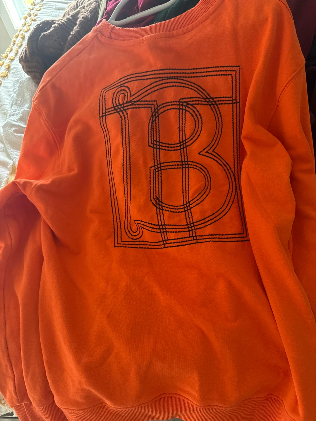 Burberry Orange Sweatshirt - photo 2