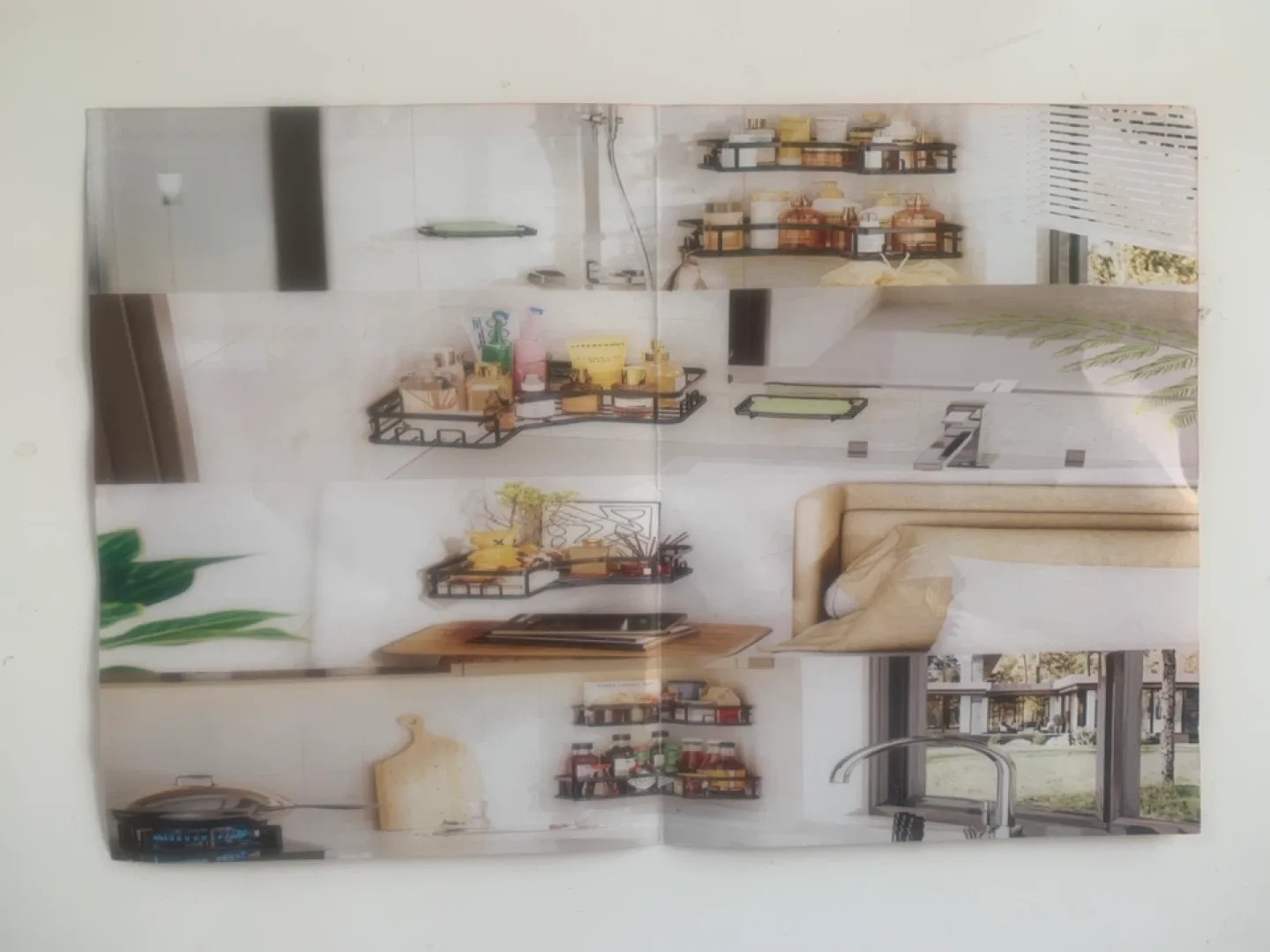 Corner Shower Caddy and soap dish - New in Box! image indicator(4)