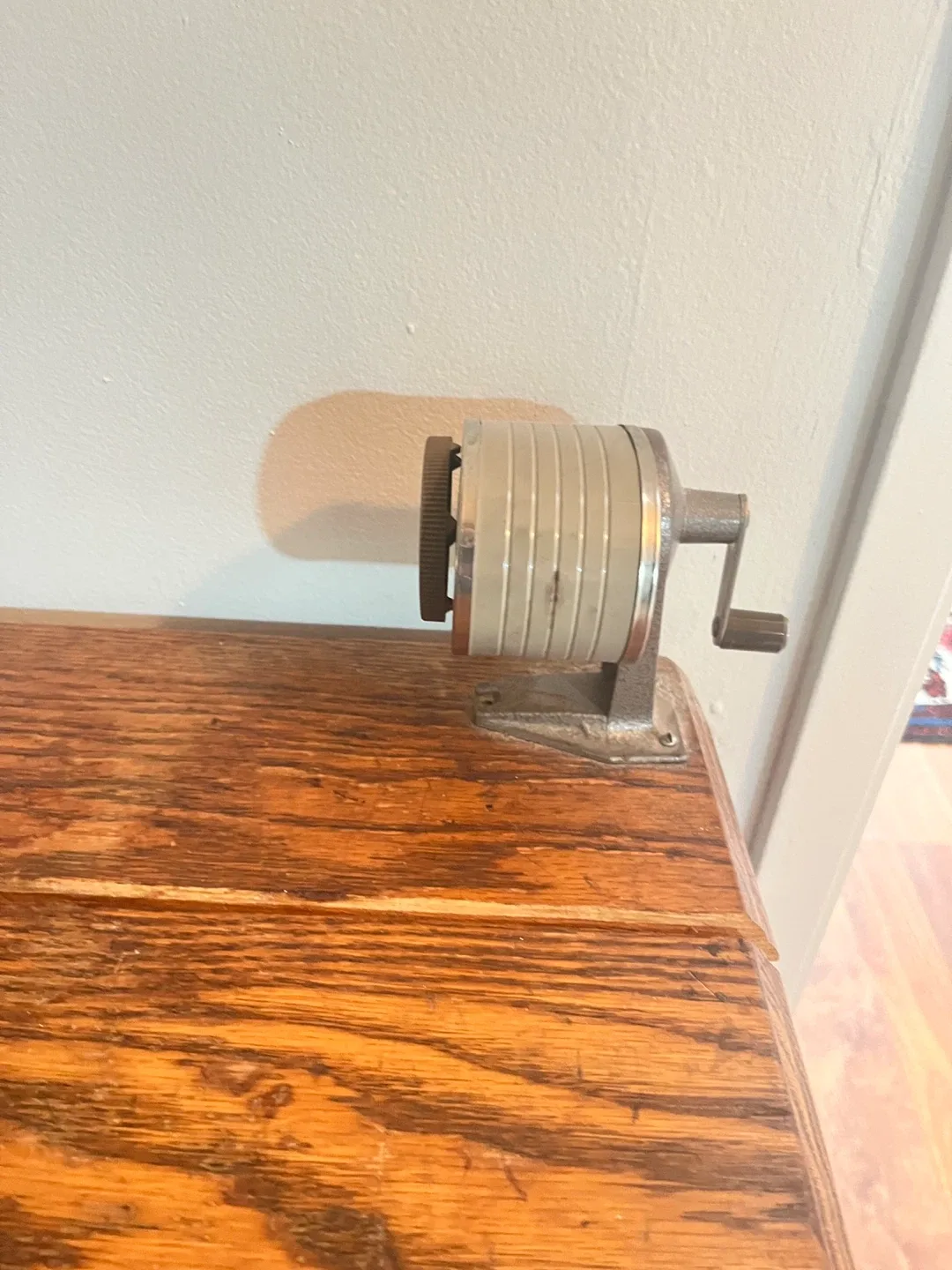 Vintage CBC Radio Canada Wooden Desk image indicator(2)