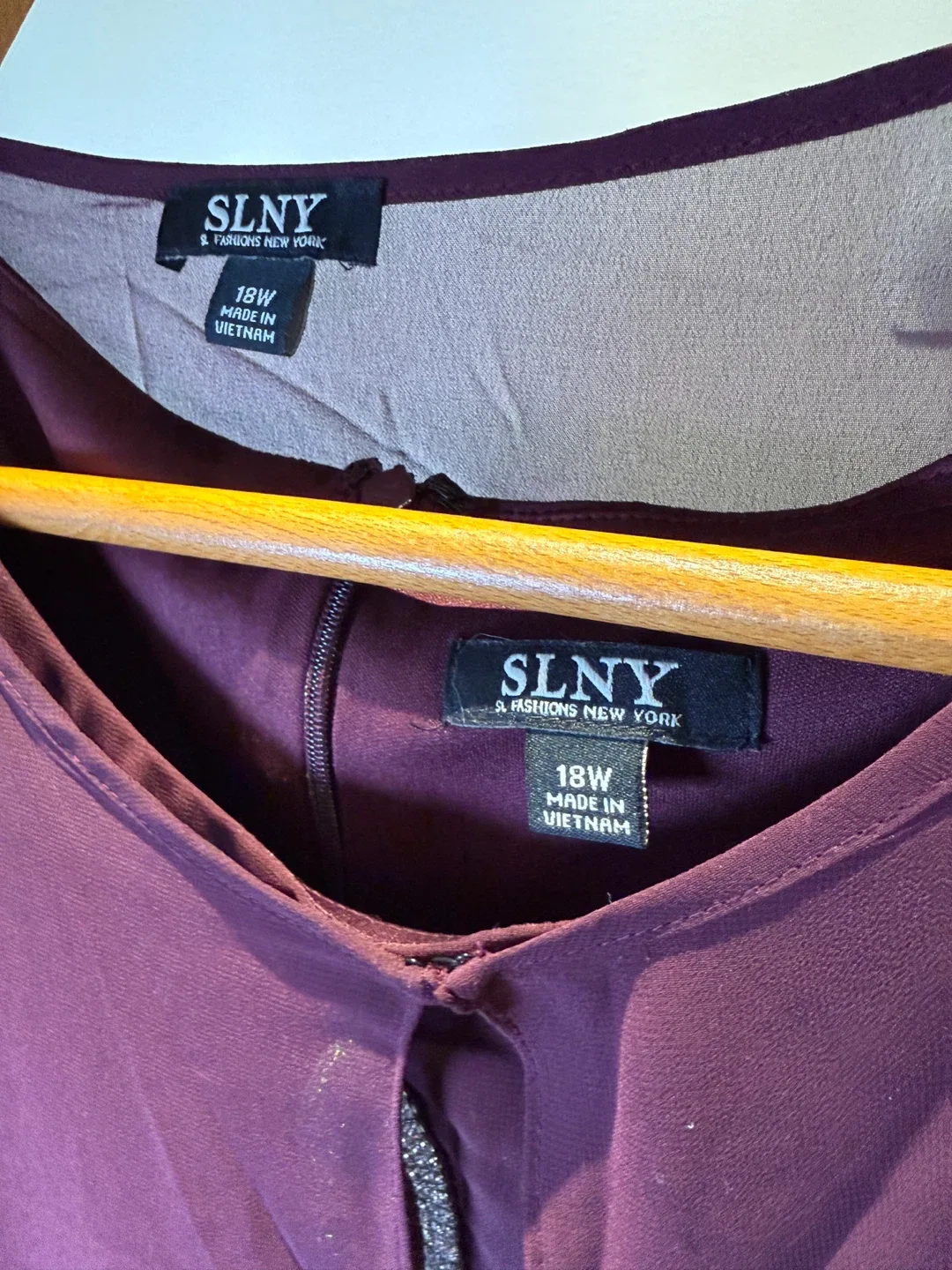 SLNY Dress & Shawl - Size 18W image indicator(5)