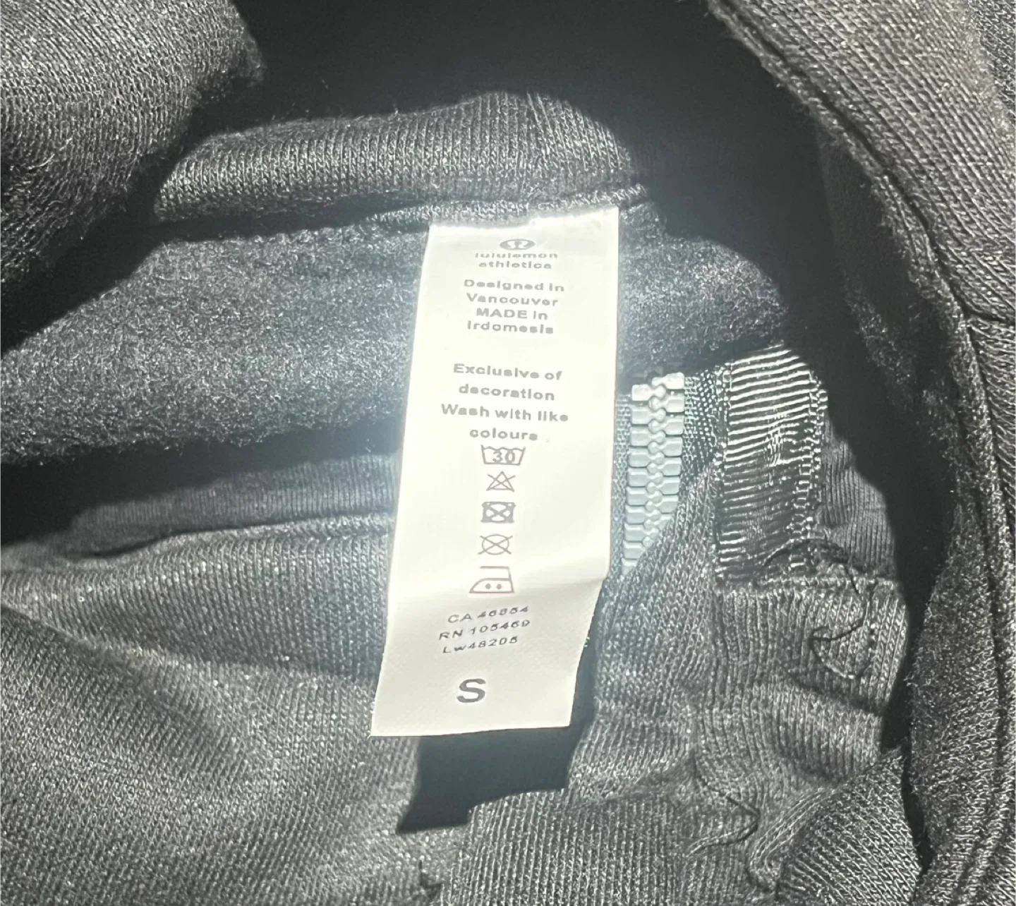 Lululemon Black Zip-Up Hoodie image indicator(6)