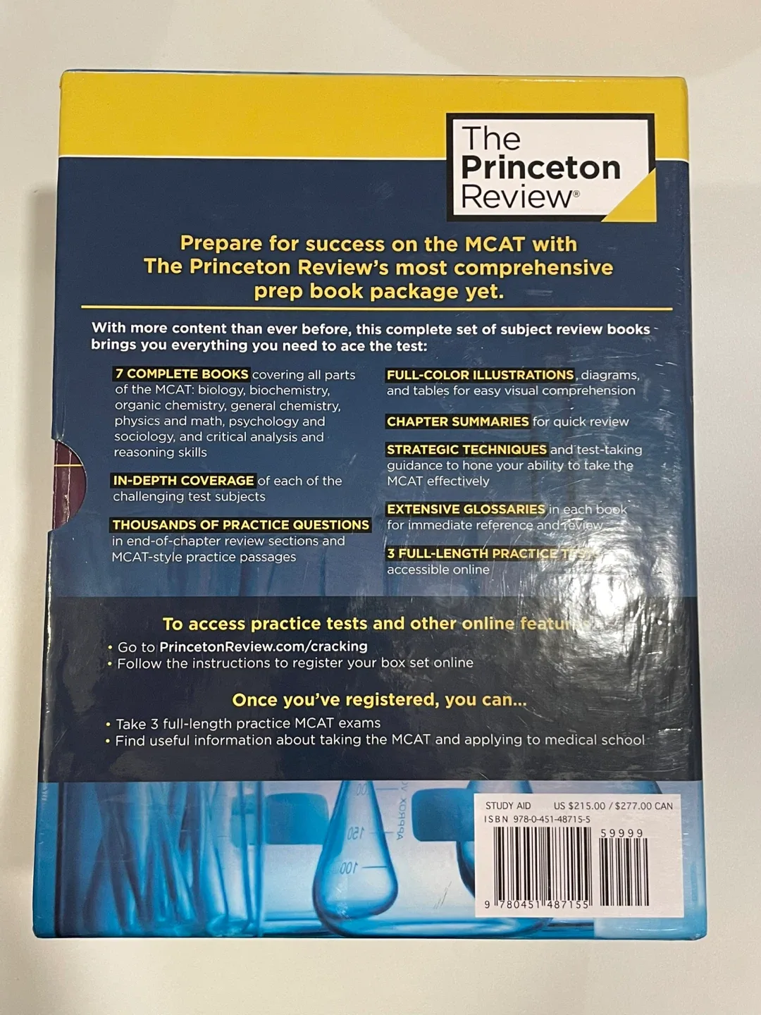 MCAT Kaplan Flashcards & Princeton Review Subject Review Set image indicator(3)