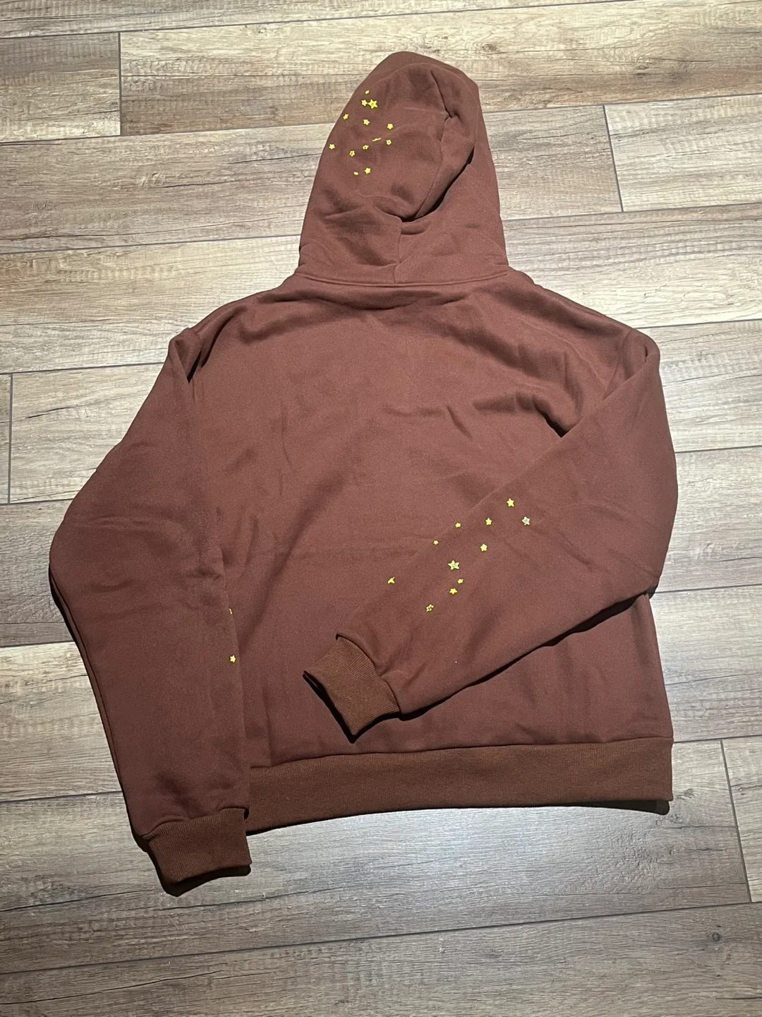 Sp5der Brown Hoodie image indicator(4)