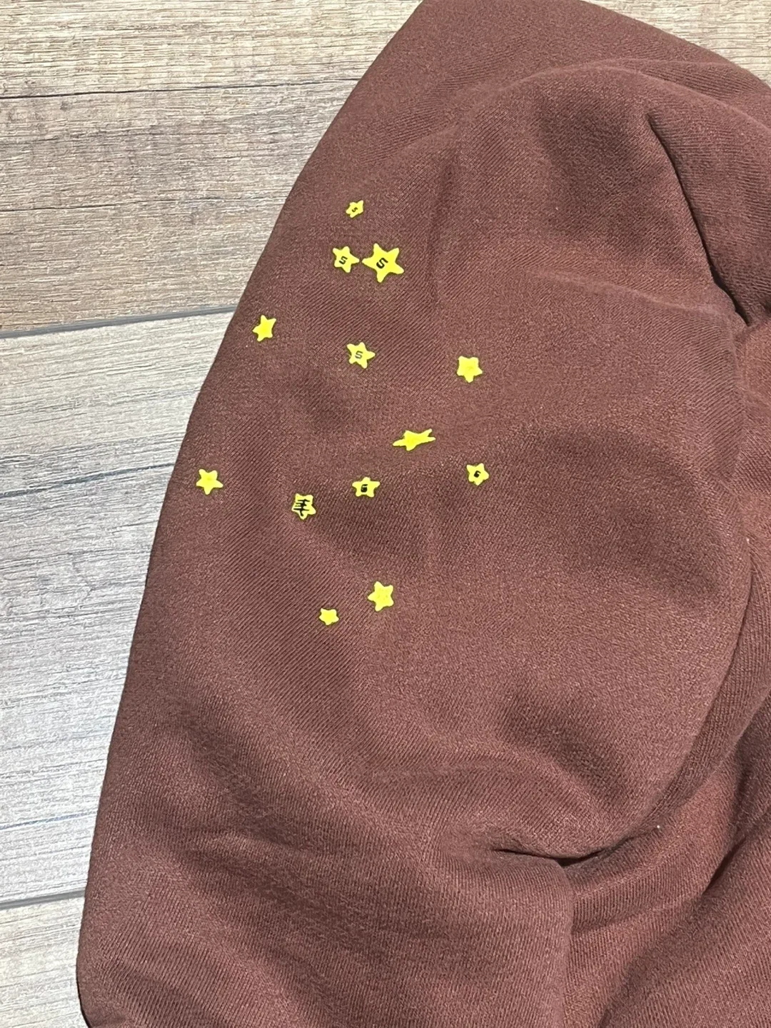 Sp5der Brown Hoodie image indicator(5)