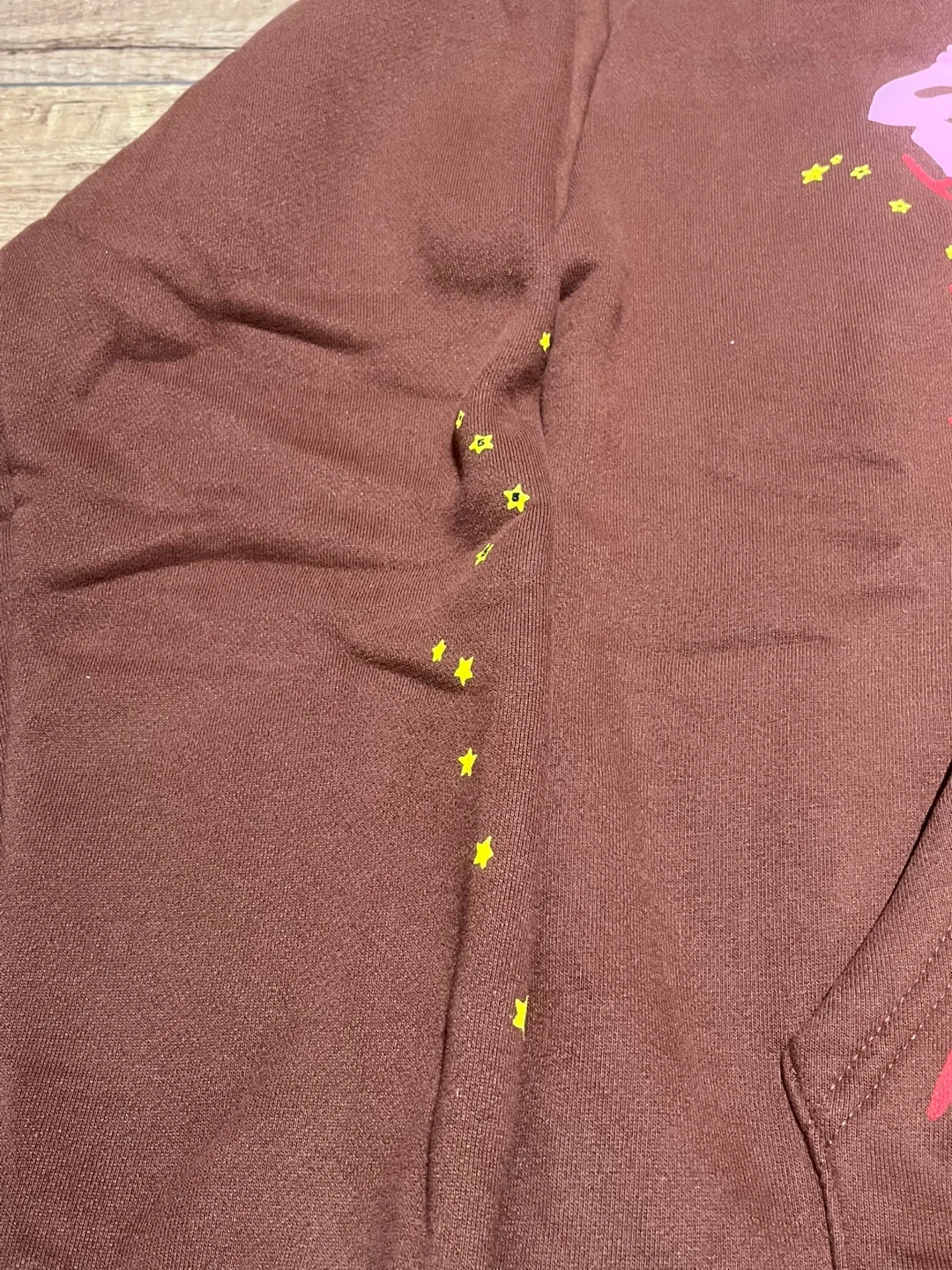 Sp5der Brown Hoodie image indicator(6)