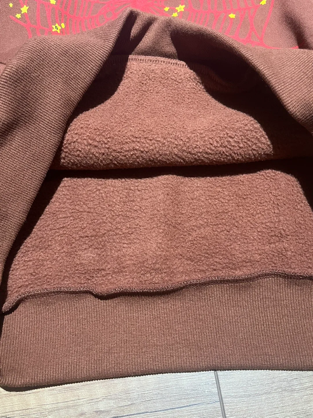 Sp5der Brown Hoodie image indicator(8)