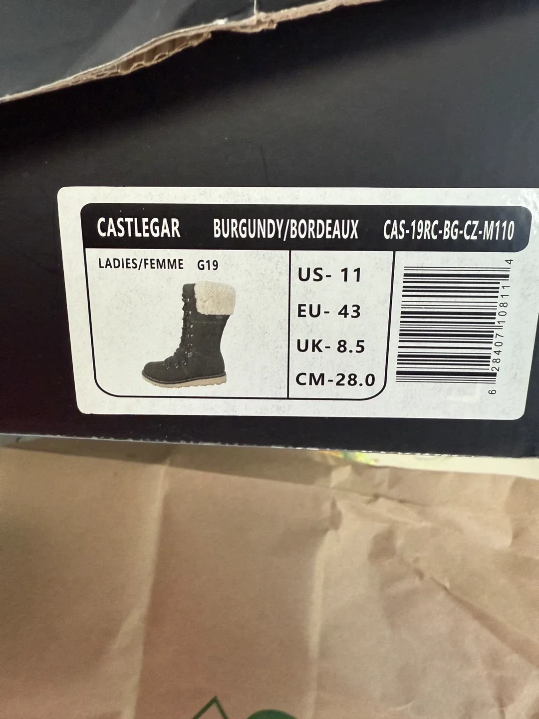 Royal Canadian Burgundy Winter Boots - US 11 image indicator(2)