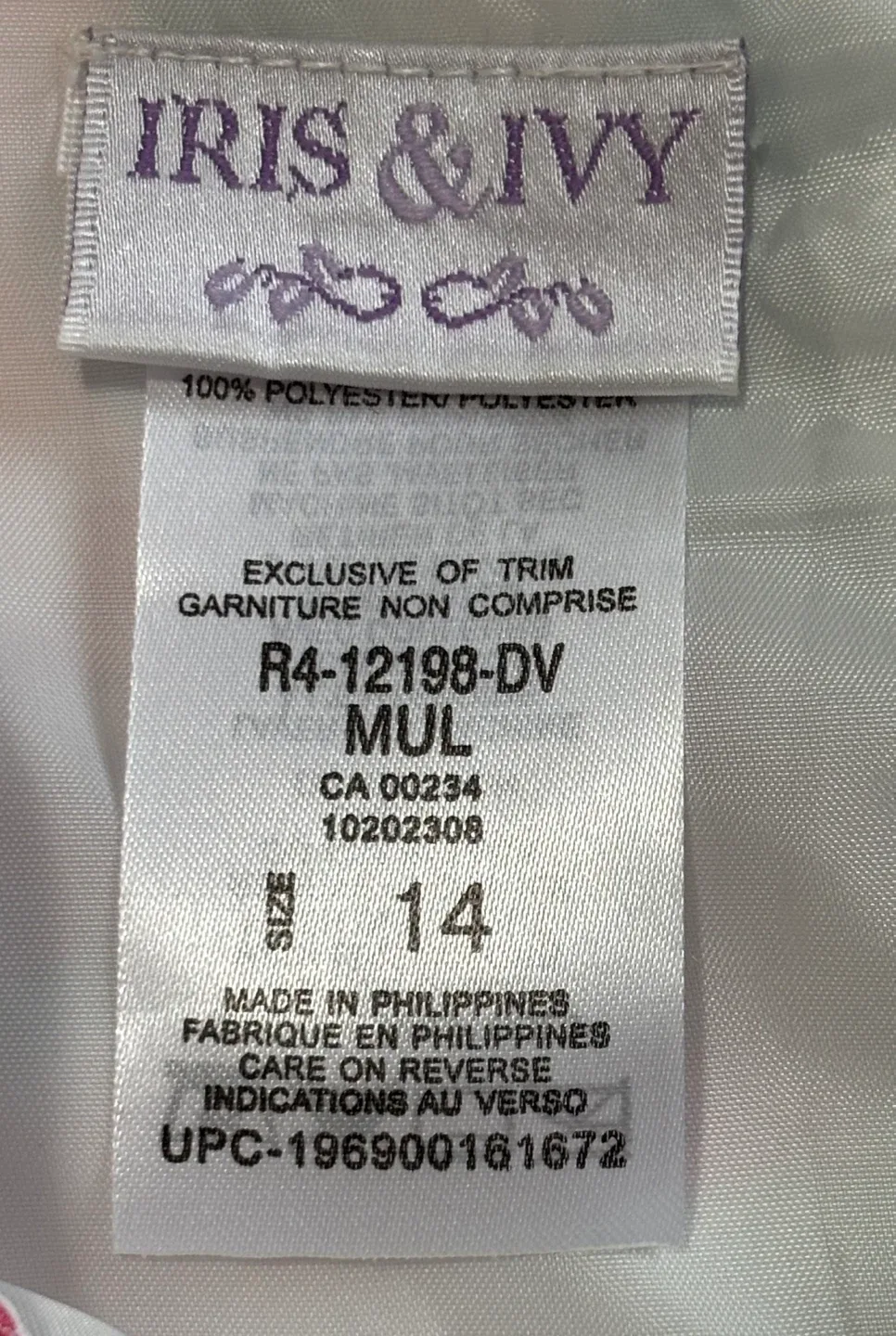 Iris & Ivy Floral Kids Dress - Size 14 image indicator(3)